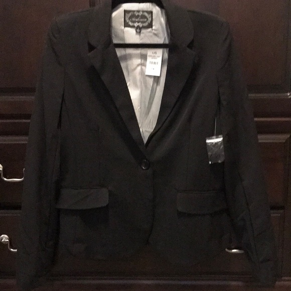 Ambiance Jackets & Blazers - Black blazer